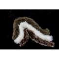 Wholesale Long Hair Curly Fur Tibetan Mongolian Lamb Skin Scarf